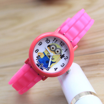 Детски часовник с гумена каишка за момичета и момчета