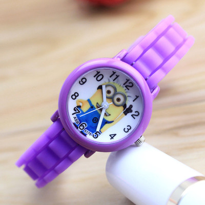 Детски часовник с гумена каишка за момичета и момчета