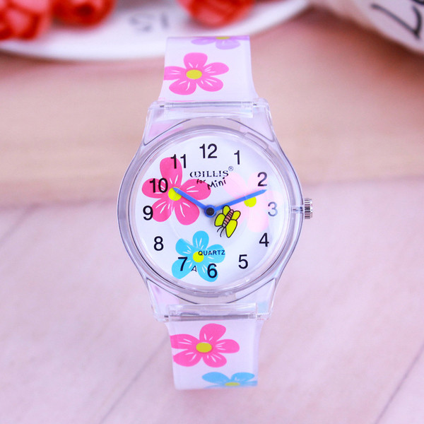 Ceas proaspăt pentru copii pentru fete în trei modele