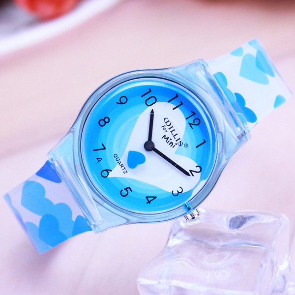 Ceas proaspăt pentru copii pentru fete în trei modele