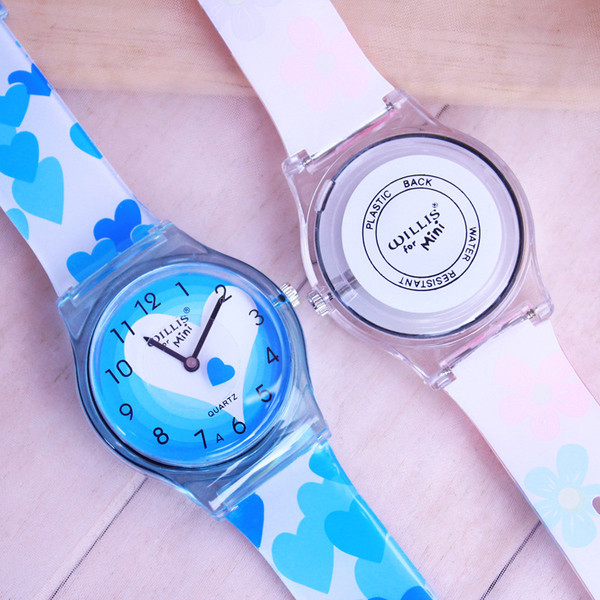 Ceas proaspăt pentru copii pentru fete în trei modele