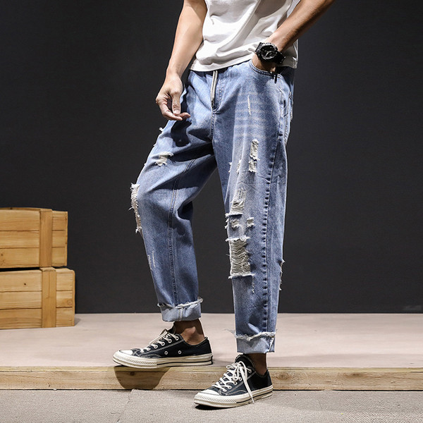 Стилни мъжки дънки в два цвята