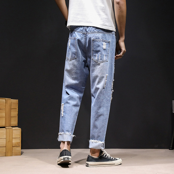 Стилни мъжки дънки в два цвята