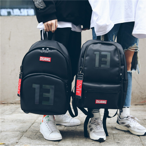 Μεγάλο σακίδιο για άνδρες με εκτύπωση σε 2 έγχρωμες