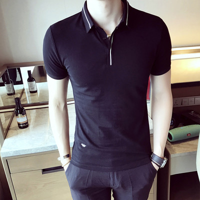 Αθλητική-κομψή μπλούζα ανδρών με κολάρο σε διάφορα μοντέλα