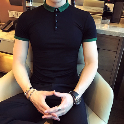 Αθλητική-κομψή μπλούζα ανδρών με κολάρο σε διάφορα μοντέλα