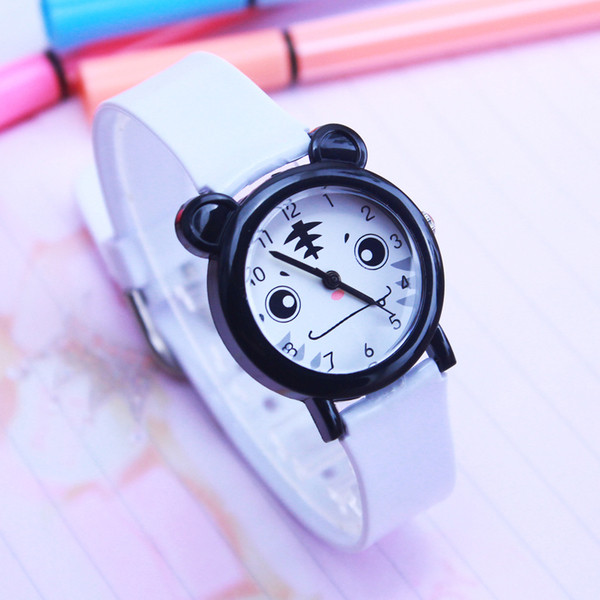 Ceas zilnic pentru copii pentru fete si baieti cu curea din piele ecologica