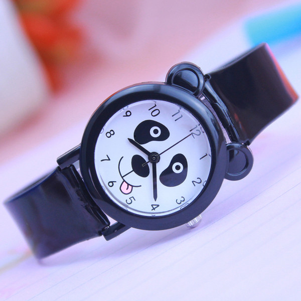 Ceas zilnic pentru copii pentru fete si baieti cu curea din piele ecologica