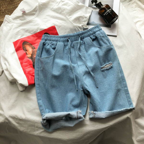 Pantaloni scurți pentru bărbați în două culori