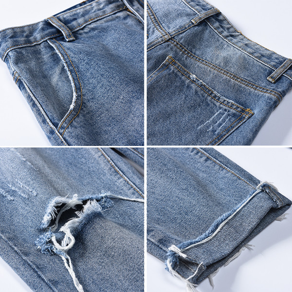 Blugi pentru bărbați de culoare deschisă, potriviti pentru utilizarea de zi cu zi