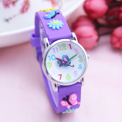 Ρολόι λουλουδιών για κορίτσια