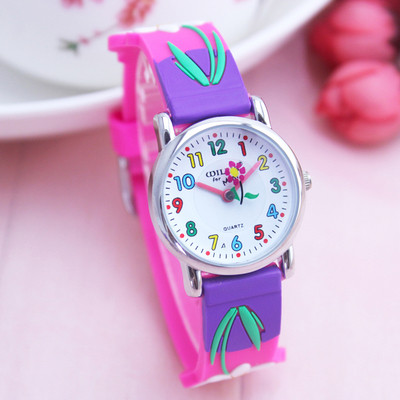 Ρολόι λουλουδιών για κορίτσια