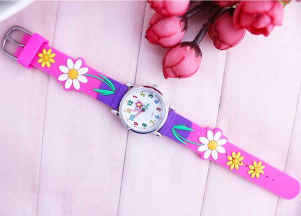 Ρολόι λουλουδιών για κορίτσια