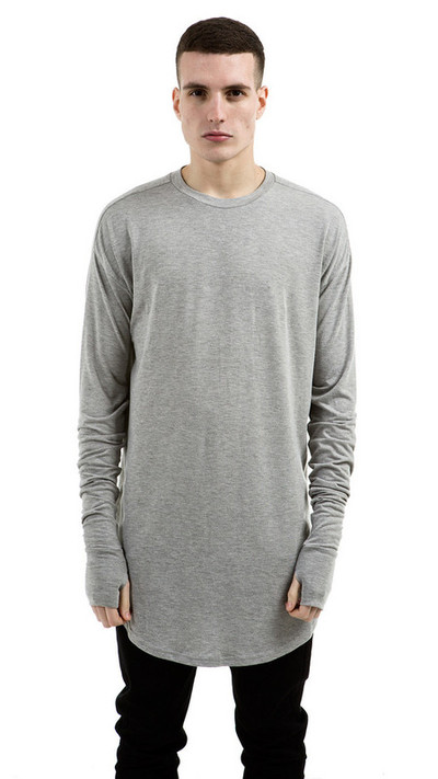 Модерна мъжка блуза асиметричен модел в няколко цвята