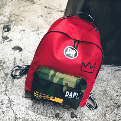 Унисекс раница с апликации в няколко цвята