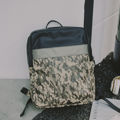 Σακίδιο καμουφλάζ για άντρες με φερμουάρ κατάλληλο για καθημερινή ζωή