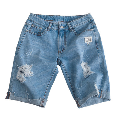 Pantaloni scurți actuali pentru bărbați de culoare deschisă