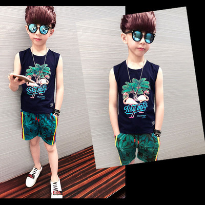 Vesta zilnica pentru copii pentru un baiat cu imprimeu in alb si negru