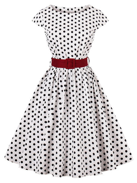 Rochie modernă de damă cu mâneci japoneze croite model în alb