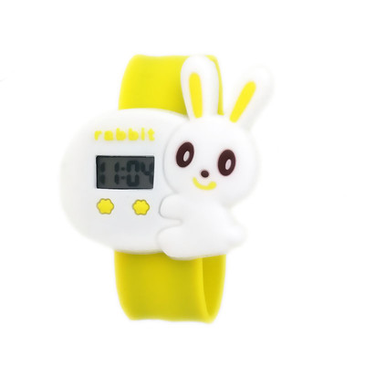 Παιδικό ρολόι με λουρί από καουτσούκ και στοιχείο σε σχήμα ζώου