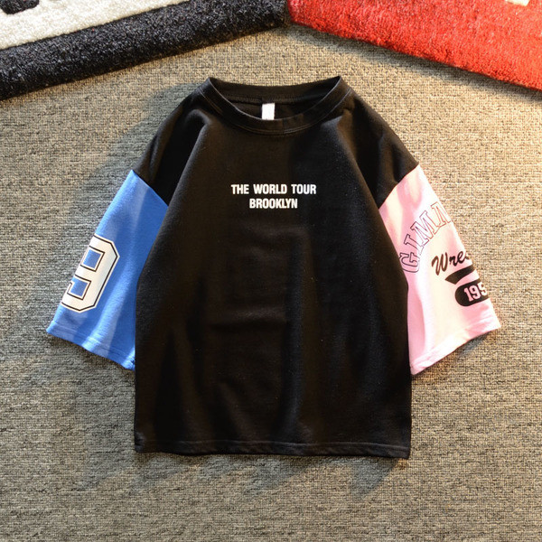 Παιδικό μπλουζάκι με λευκό και μαύρο χρώμα