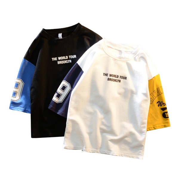 Παιδικό μπλουζάκι με λευκό και μαύρο χρώμα