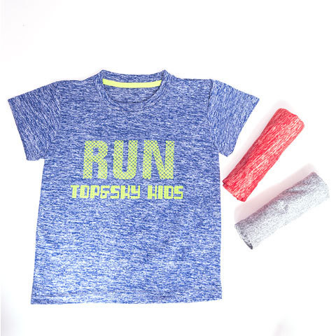 Παιδικό T-shirt για παιδιά με γκρι, μπλε και κόκκινο χρώμα