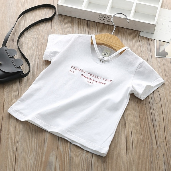 Детски комплект за момичета - раирани панталони и блуза в различни цветове