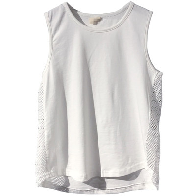 Παιδικό μπλουζάκι σε λευκό με στοιχεία πλέγματος