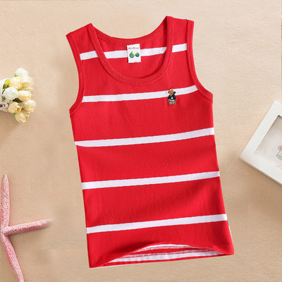 Több színben hímzéssel ellátott csíkos gyerekcipő fiúnak