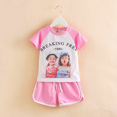 Παιδικό αθλητικό σετ για κορίτσια σε διαφορετικά χρώματα