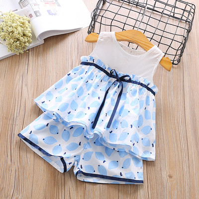 Детски комплект включващ потник и панталони с апликация