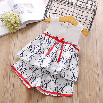 Детски комплект включващ потник и панталони с апликация