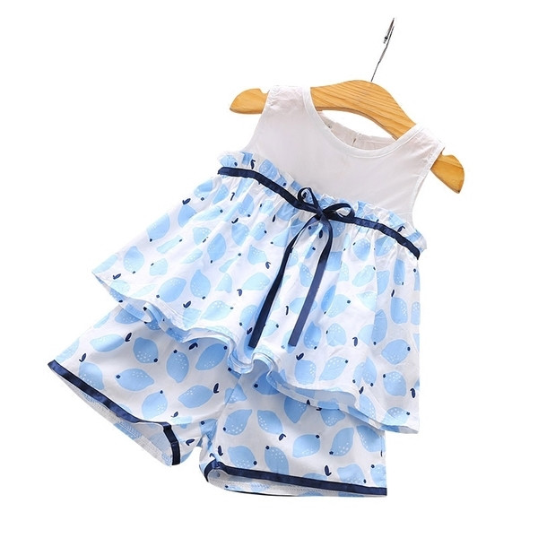 Детски комплект включващ потник и панталони с апликация