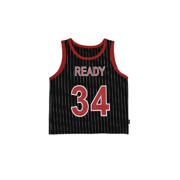 Παιδικό γιλέκο αθλητικής ριγέ με διακοσμητικό χρώμα