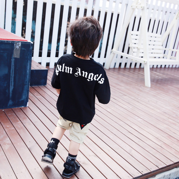 Παιδικό μπλουζάκι T-shirt για 3/4 μανίκι και λευκό και μαύρο χρώμα