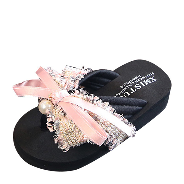 Παιδικά παντόφλες για κυρίες και μαργαριτάρια