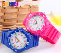 Σαφές ρολόι παιδιών για κορίτσια και αγόρια