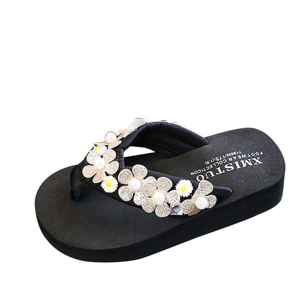 Τρέχουσες παιδικές παντόφλες για κορίτσια με λουλούδια