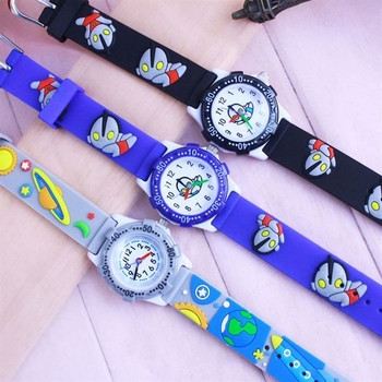 Детски часовник за момчета в три цвята 