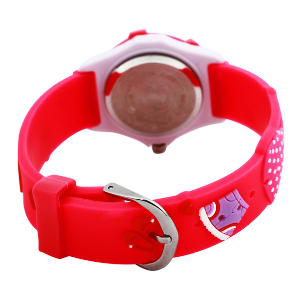 Детски часовник за момичета в червен цвят