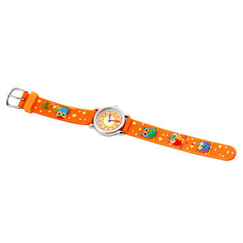 Детски часовник в оранжев цвят подходящ за момичета и момчета