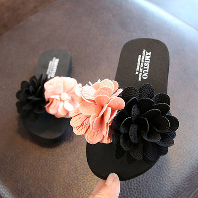 Papuci copii cu motive florale in diferite culori