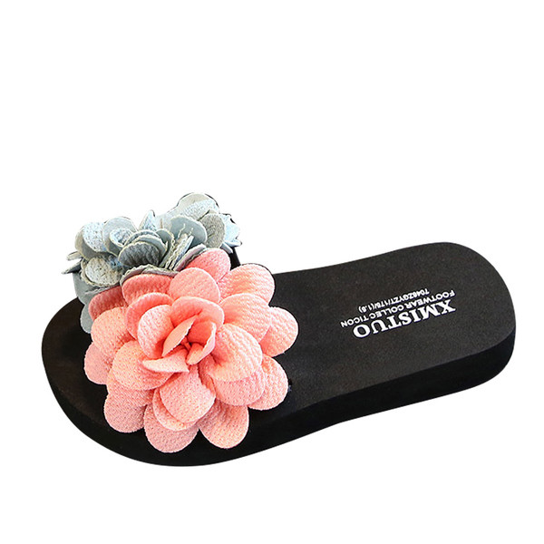 Papuci copii cu motive florale in diferite culori