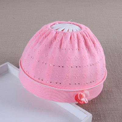 Бебшка лятна шапка в няколко модела с 3D елементи и бродерия