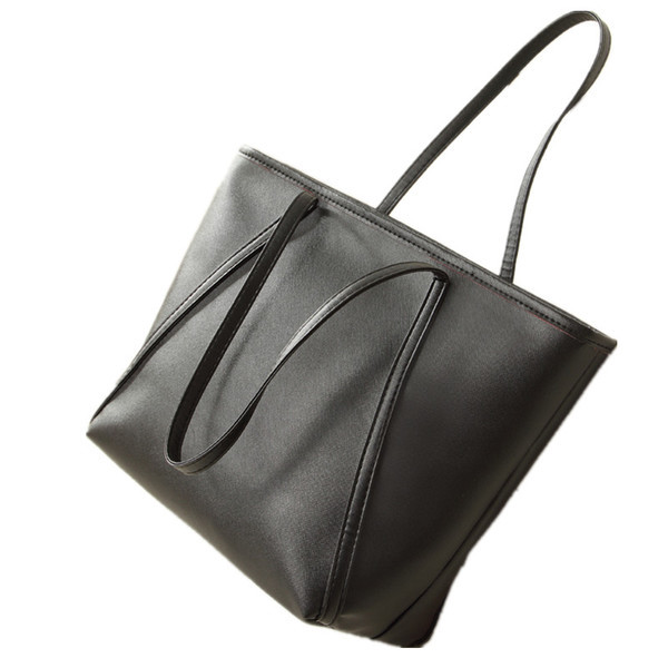 Καθαρή δερμάτινη τσάντα κυρία σε τρία χρώματα