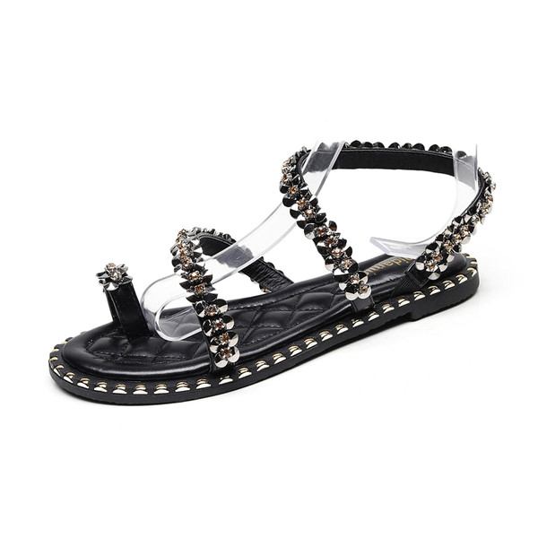 Μοντέρνα γυναικεία σανδάλια σε δύο χρώματα