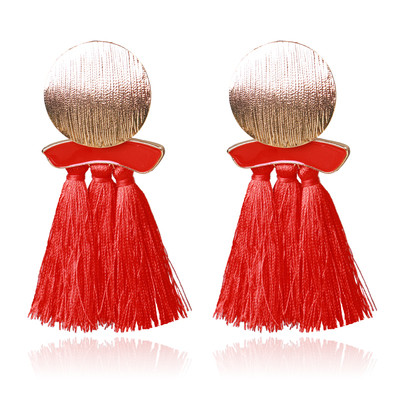 Cercei lungi casual de dama in patru culori