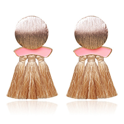 Cercei lungi casual de dama in patru culori