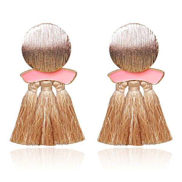 Cercei lungi casual de dama in patru culori